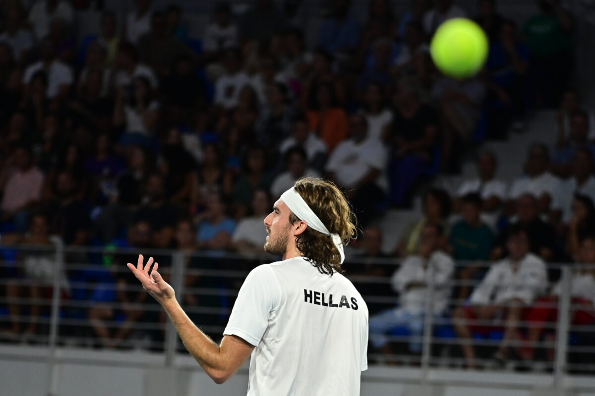 Στέφανος Τσιτσιπάς DAVIS CUP 2025 / ΕΛΛΑΔΑ - ΒΡΑΖΙΛΙΑ / 2η ΗΜΕΡΑ (ΜΙΧΑΛΗΣ ΚΑΡΑΓΙΑΝΝΗΣ / EUROKINISSI)