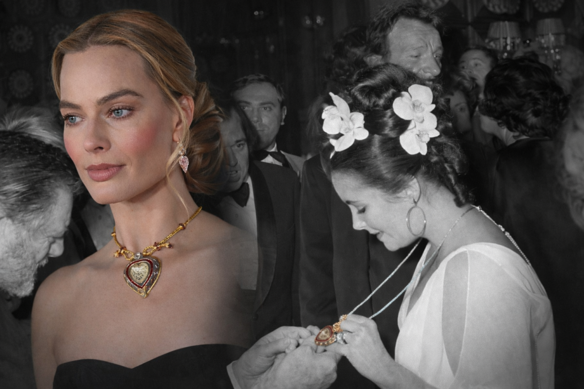 Όταν η Μάργκοτ Ρόμπι «φόρεσε» την Ελίζαμπεθ Τέιλορ: Η σιωπηλή δύναμη ενός κοσμήματος που αγγίζει τα $ 8 εκ.