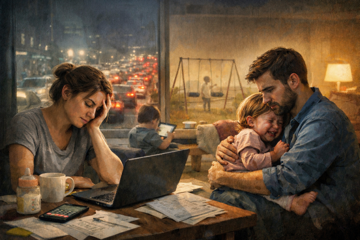 Οι γονείς της γενιάς της εξάντλησης: Γιατί οι millennials μεγαλώνουν παιδιά σε συνθήκες διαρκούς πίεσης