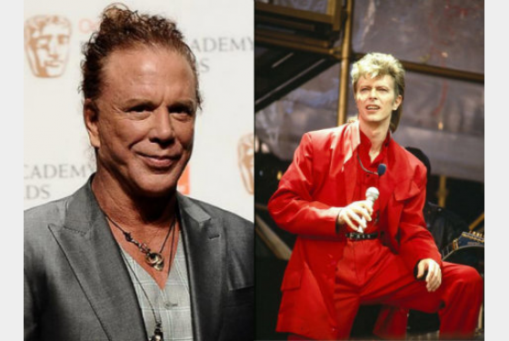 Kαι όμως! Ο Βowie έχει τραγουδήσει μαζί με τον Mickey Rourke!