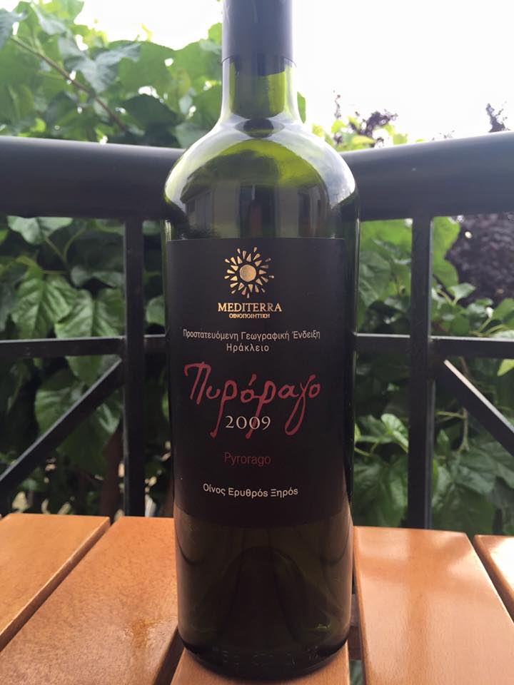 Πυρόραγο 2009, Mediterra (ΠΓΕ Ηράκλειο) Κοτσιφάλι, Syrah, Cabernet Sauvignon