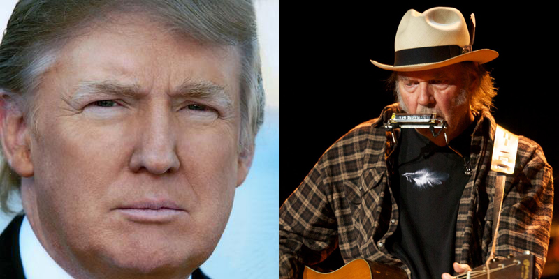 Ο Neil Young απαγόρευσε στον Trump να χρησιμοποιήσει στην καμπάνια του το «Rocking In A Free World»