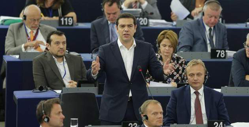 Α. Τσίπρας στο ευρωκοινοβούλιο: «Η χώρα μου έχει μετατραπεί σε ένα πειραματικό  εργαστήριο λιτότητας. Το πείραμα όμως απέτυχε».