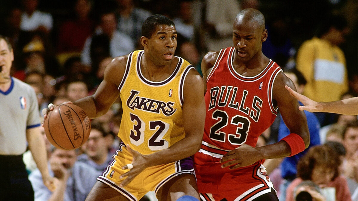 Magic Johnson: «Ο Jordan είναι ο κορυφαίος όλων» (photo)