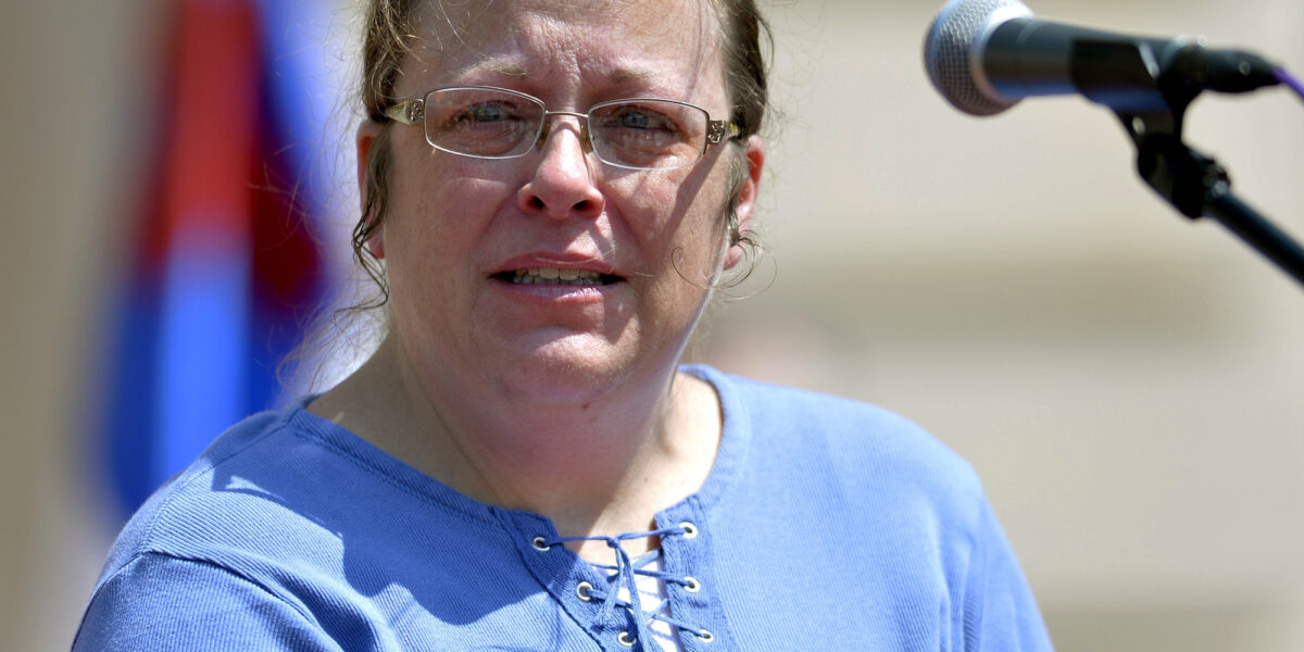 Η Kim Davis αντιπροσωπεύει το χειρότερο πρόσωπο των Ηνωμένων Πολιτειών