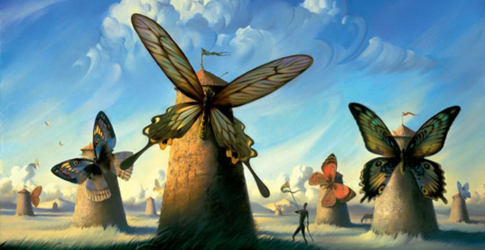 Οι σουρεαλιστικές ελαιογραφίες του Vladimir Kush