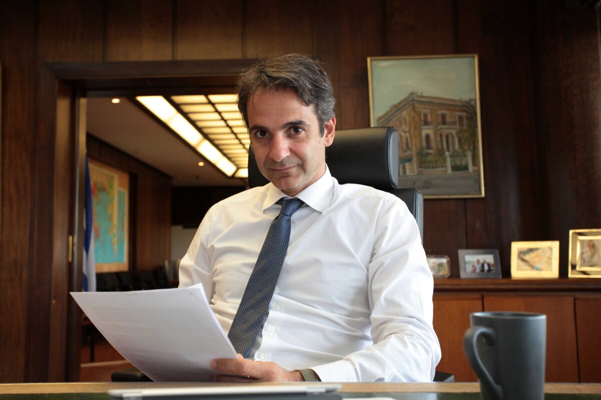 Ο Κυριάκος Μητσοτάκης μιλάει στο Klik