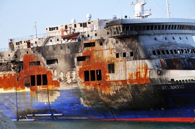 Στο πλοίο  Νόρμαν Ατλάντικ υπήρχε φορτηγό με αναμμένη, ντίζελ μηχανή μέσα στο γκαράζ