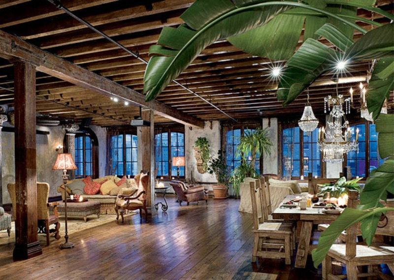Το rustic loft του Gerald Butler
