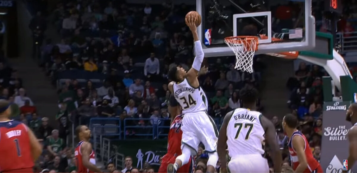 Εκπληκτικός ο Αντετοκούνμπο με 2 φάσεις στο NBA Top-10! (video)