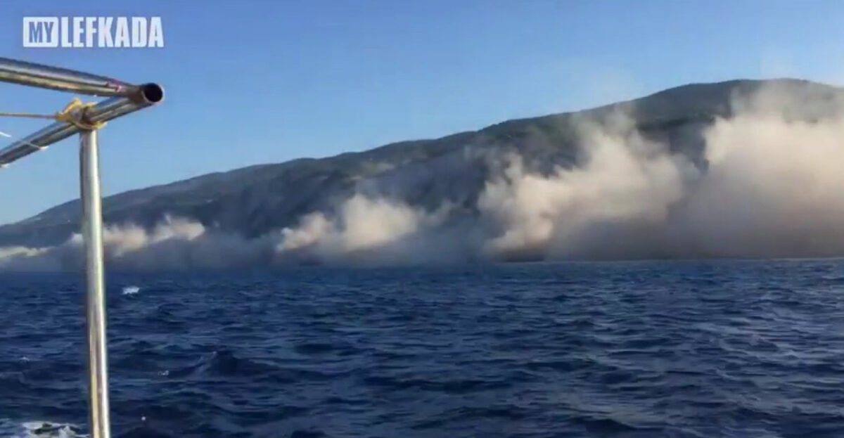 Video η στιγμή του σεισμού στους Εγκρεμνούς από το mylefkada.gr