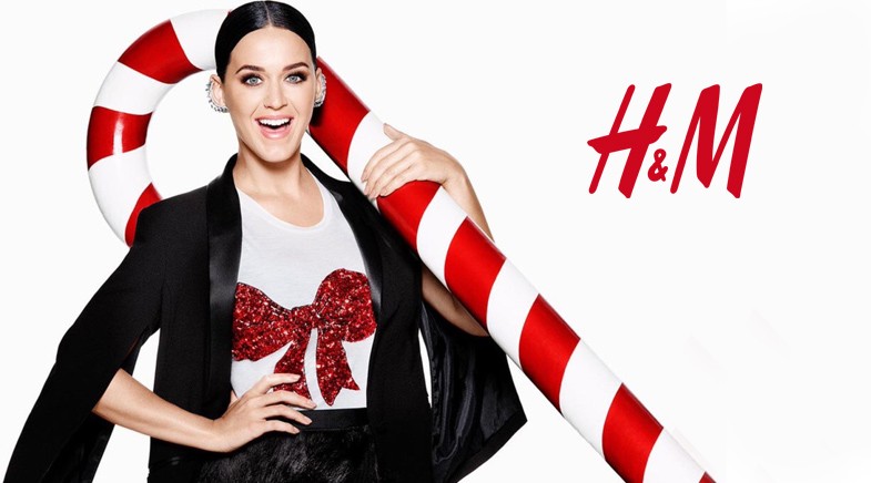 H&M Katy Perry Christmas Campaign