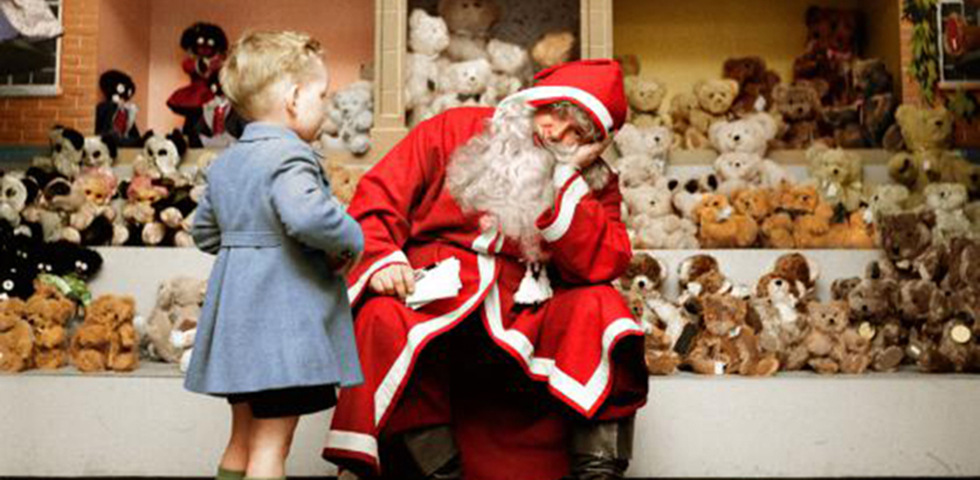 Παλιές Χριστουγεννιάτικες φωτογραφίες αποκτούν χρώμα και ξαναζωντανεύουν