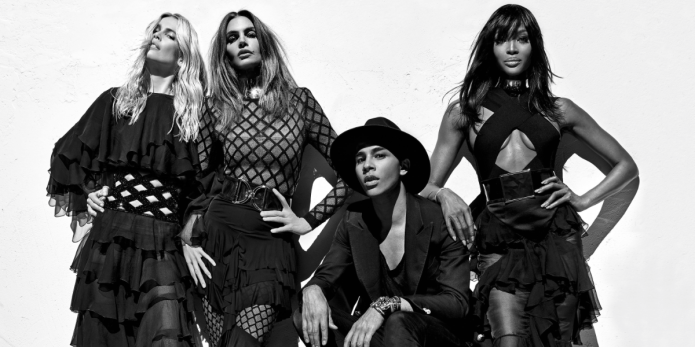 Naomi Campbell, Cindy Crawford και Claudia Schiffer στη νέα καμπάνια του Balmain