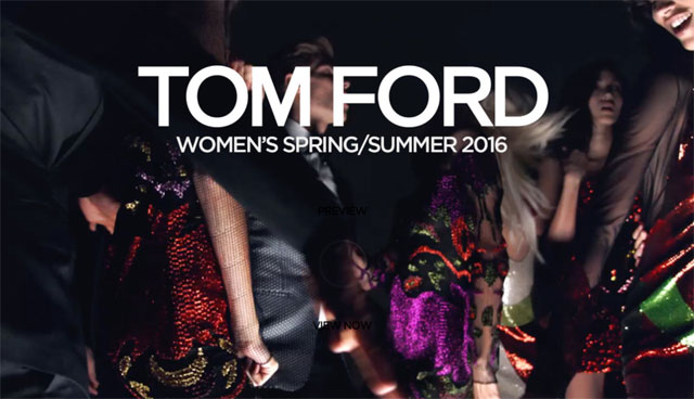 H νέα καμπάνια του Tom Ford S/S 2016