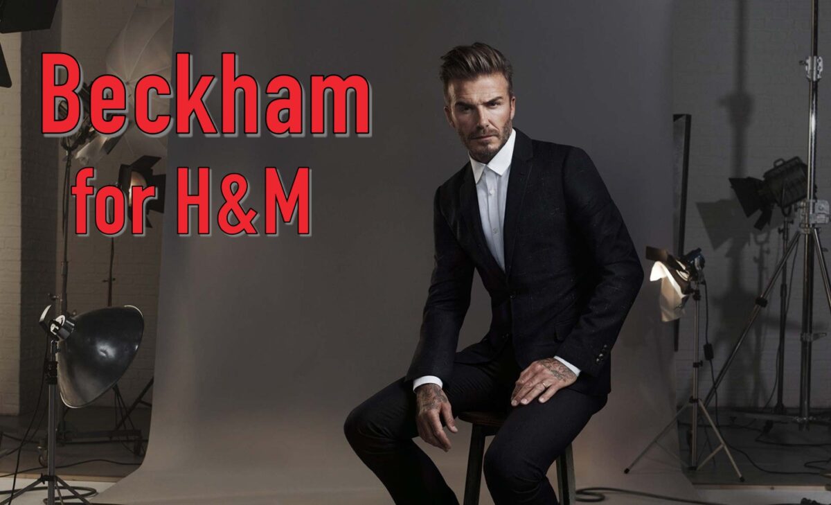 Beckham does H&M