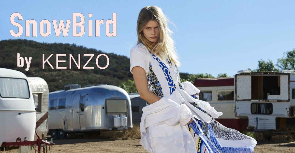 H Abbey Lee πρωταγωνιστεί στην καμπάνια του KENZΟ