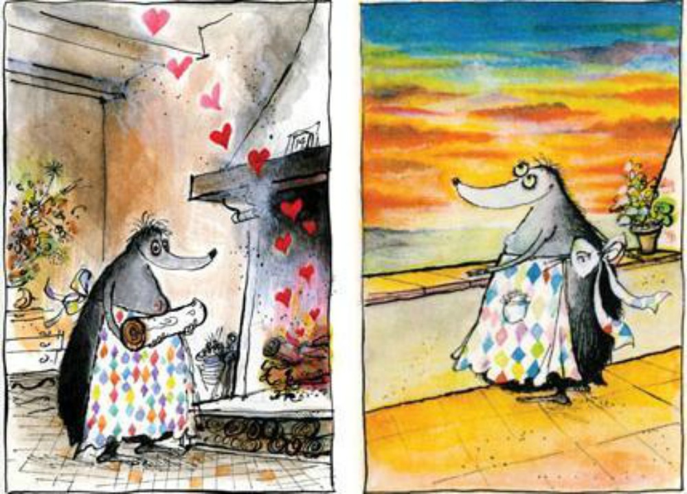 Ο διάσημος σκιτσογράφος που ζωγράφισε την αγάπη για την σύντροφό του