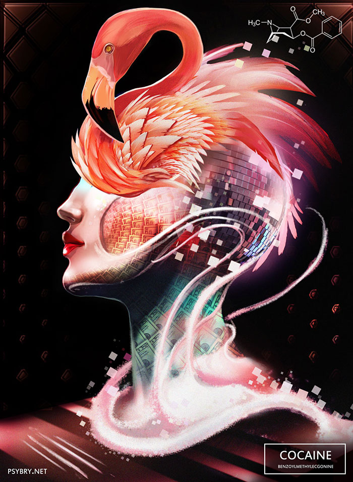 Απίστευτο!  Καλλιτέχνης δοκιμάζει ναρκωτικά και ζωγραφίζει αναλόγως!