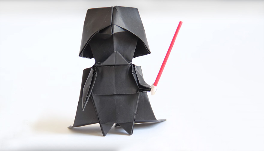 Φτιάξε κι εσύ τον δικό σου origami-Darth Vader
