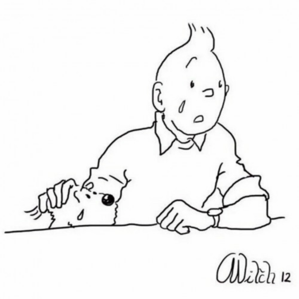 Ο Τεν Τεν κλαίει για τα θύματα των Βρυξελλών