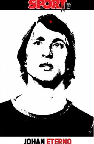 Ο ξένος τύπος αποχαιρετά τον Johan Cruyff