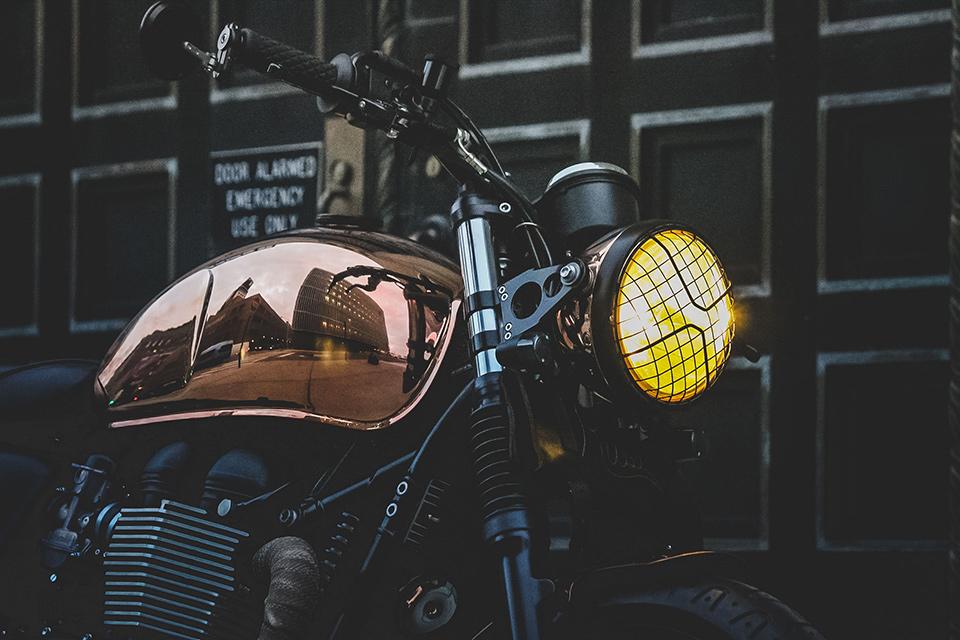Ducati Miss Moneypenny Triumph Bonneville Motorcycle