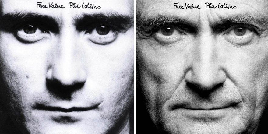 Ο Phil Collins κάνει remake στα παλιά του εξώφυλλα, φωτογραφίζοντας τον σημερινό του εαυτό