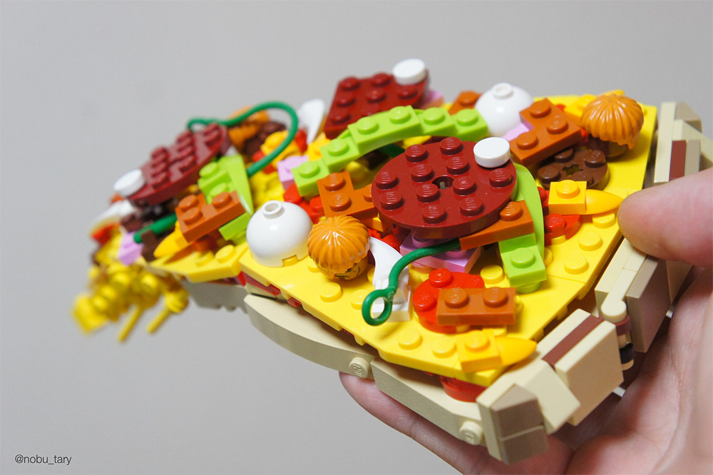 Θα δοκιμάζατε πίτσα Lego;