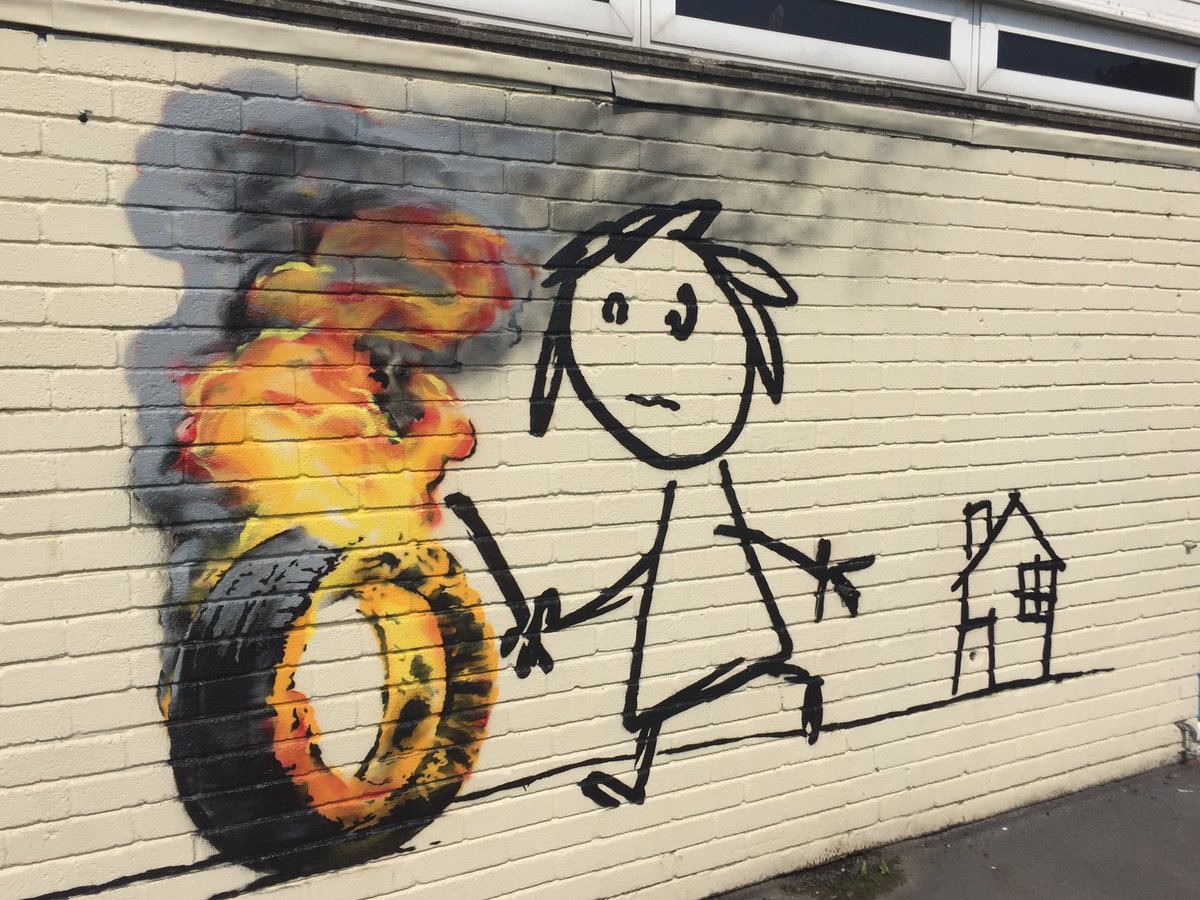 Ο Banksy «ξαναχτύπησε» σε σχολείο του Μπρίστολ