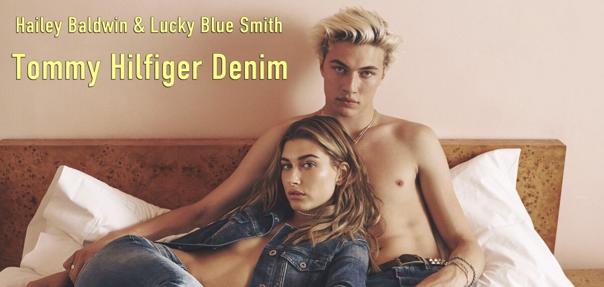 Hailey Baldwin & Lucky Blue Smith for  Tommy Hilfiger Denim