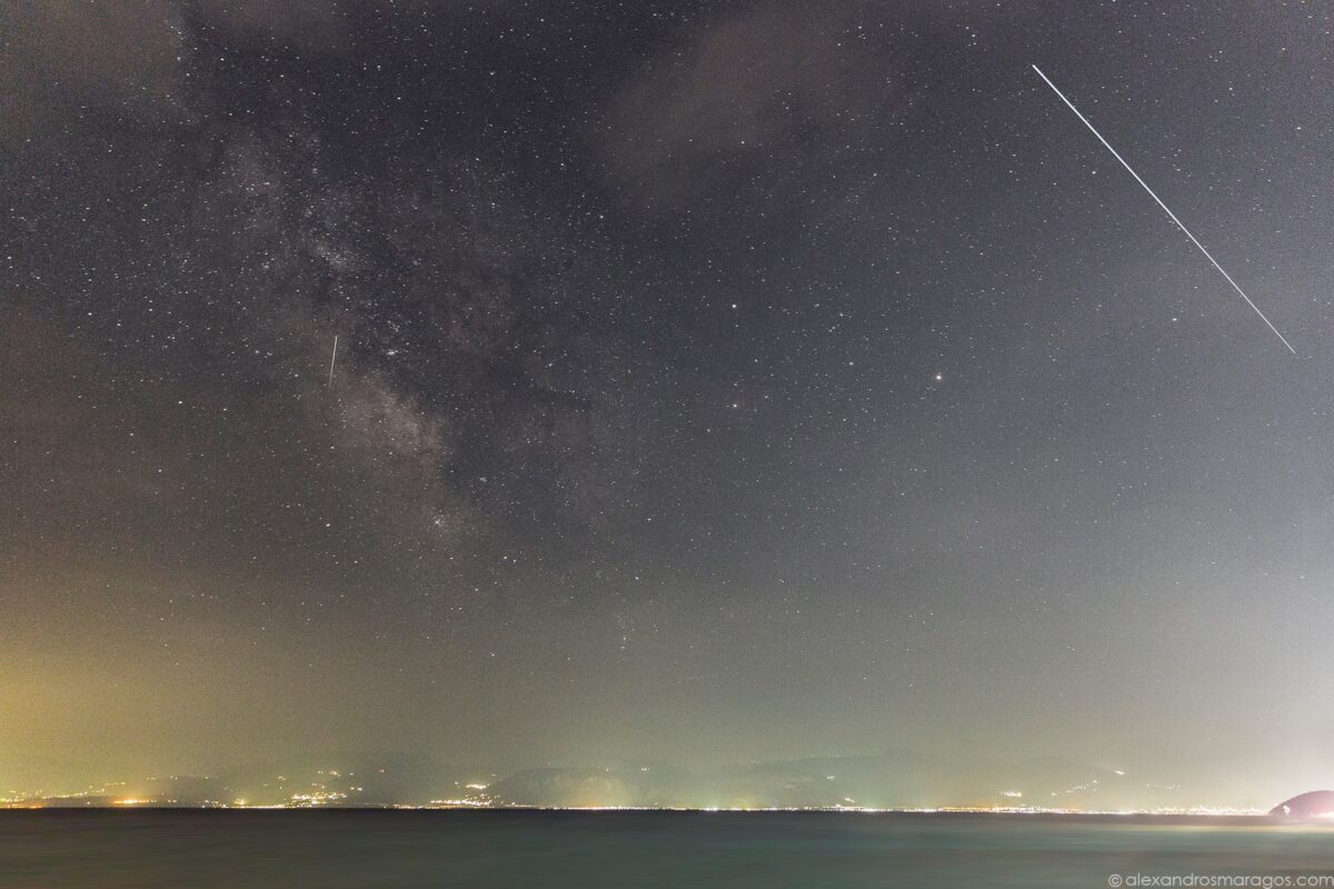 Η συγκλονιστική φωτογραφία του διεθνούς διαστημικού σταθμού στον ελληνικό ουρανό