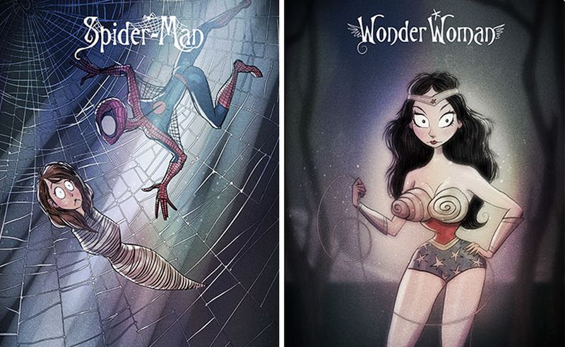 Αν ο Tim Burton σχεδίαζε σούπερ ήρωες τα πράγματα θα ήταν κάπως έτσι