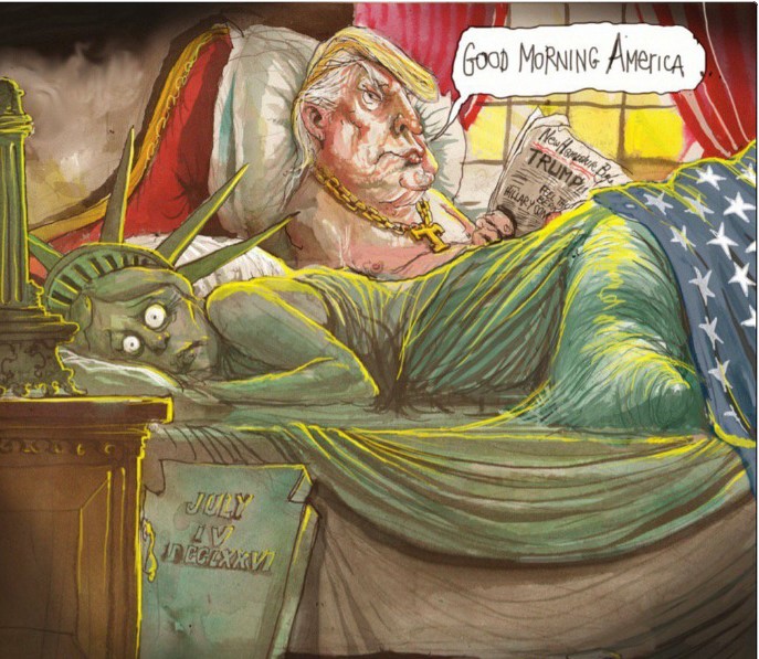 Oι 35 πιο αξιοσημείωτες γελοιογραφίες κατά του Donald Trump