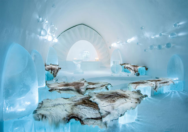 Icehotel: To ξενοδοχείο που είναι παγωμένο 365 μέρες το χρόνο!