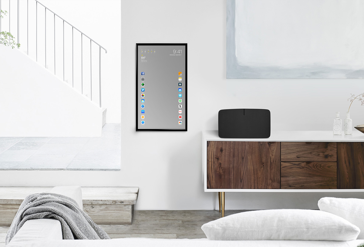 Apple Mirror:  Ο καθρέφτης όπου θα κάνετε την πρωινή περιποίηση σας διαβάζοντας τα νέα της ημέρας