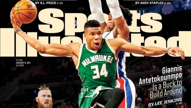 Το Sports Illustrated, αποθεώνει τον Γιάννη Αντετοκούνμπο και τον βάζει το εξώφυλλό του