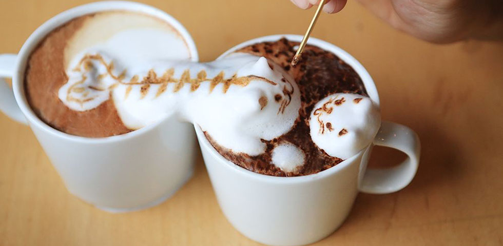 Ο Ιάπωνας barista με τα 3D σχέδια