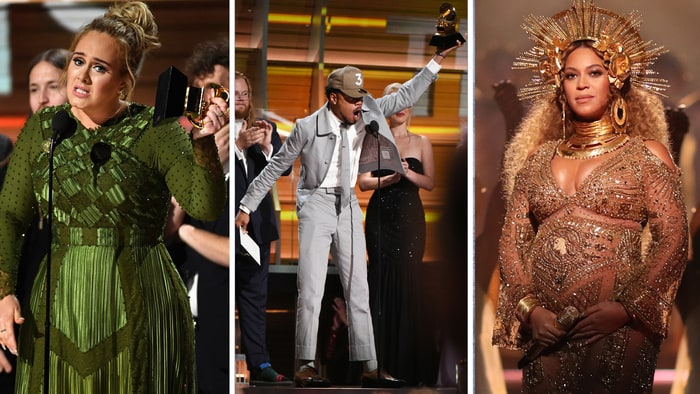 Grammy 2017: Η σαρωτική νίκη της Αντέλ και η viral εμφάνιση της εγκυμονούσας Μπιγιονσέ