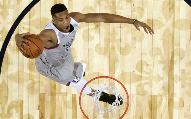 Παίκτης του μήνα στην Ανατολή ο Αντετοκούνμπο