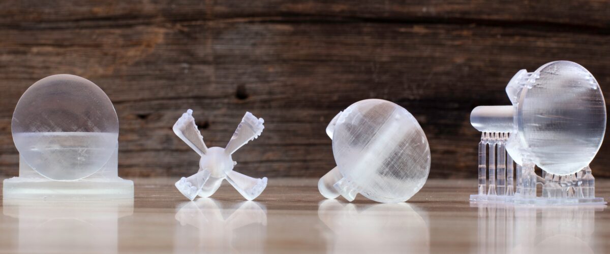 Γυάλινα αντικείμενα από τρισδιάστατο εκτυπωτή