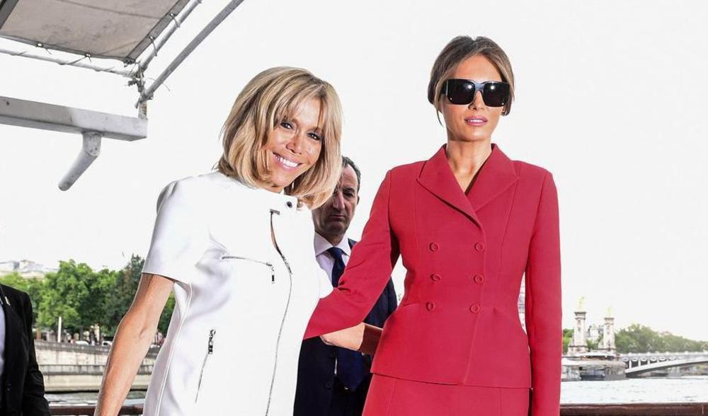 Brigitte Macron |  Ποιό είναι το μυστικό του στυλ της Πρώτης Κυρίας της Γαλλίας & ξεπερνά τη Melania Trump;