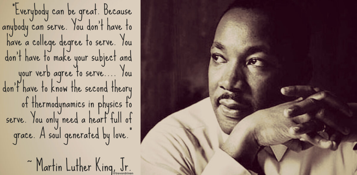 Μάρτιν Λούθερ Κινγκ | Η ζωή μας αρχίζει να τελειώνει όταν σιωπάμε για πράγματα που έχουν σημασία.