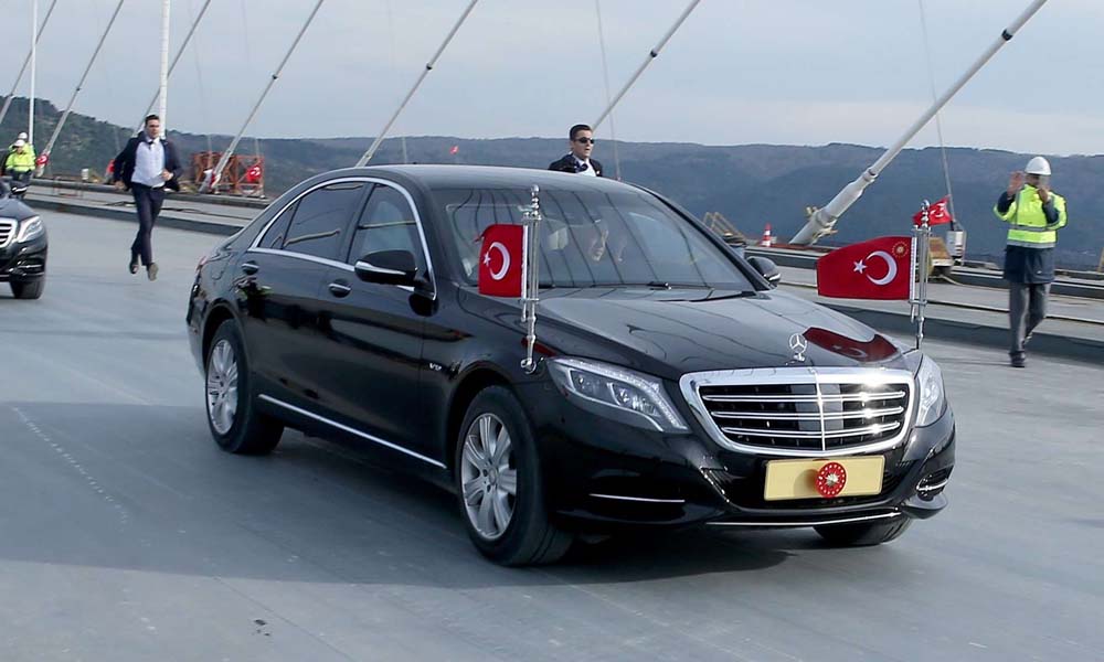 Η θωρακισμένη Mercedes Maybach S 600 του Ερντογάν