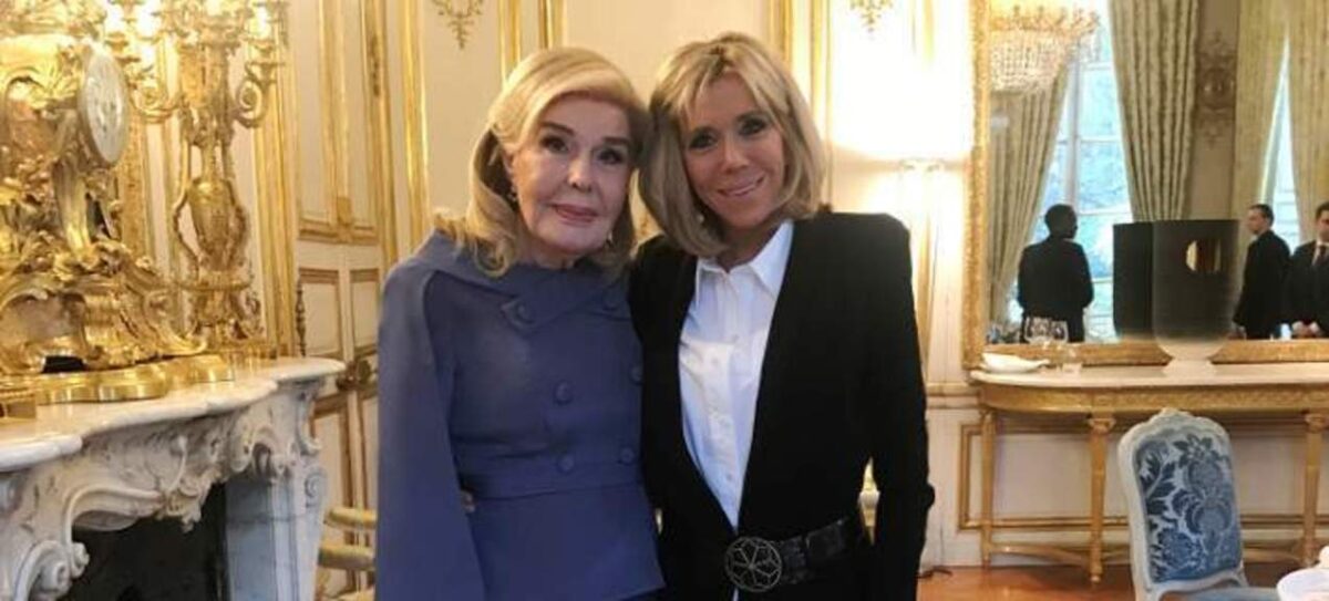 Μαριάννα Βαρδινογιάννη & Brigitte Macron | Η συνάντηση δύο υπέροχων κυριών στο Εlysee