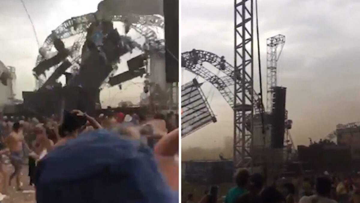 Dj έχασε τη ζωή του όταν κατέρρευσε η σκηνή στην οποία έπαιζε (Βίντεο)