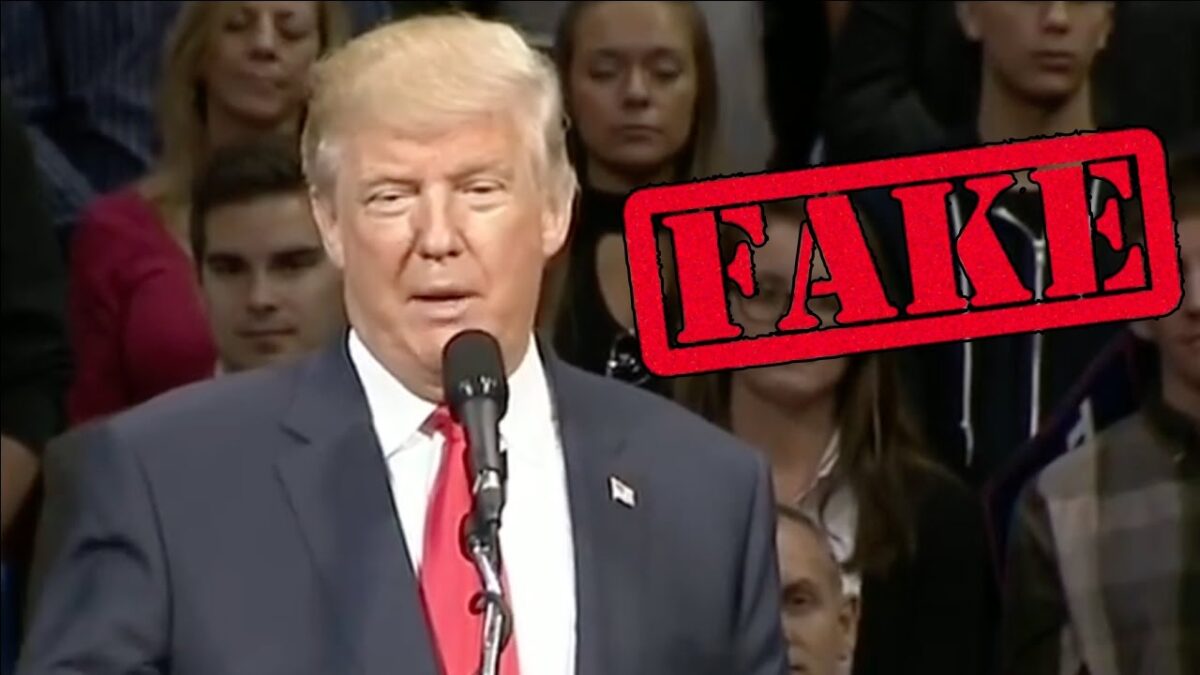 Ο Ντόναλντ Τραμπ απένειμε «βραβεία»… fake news!