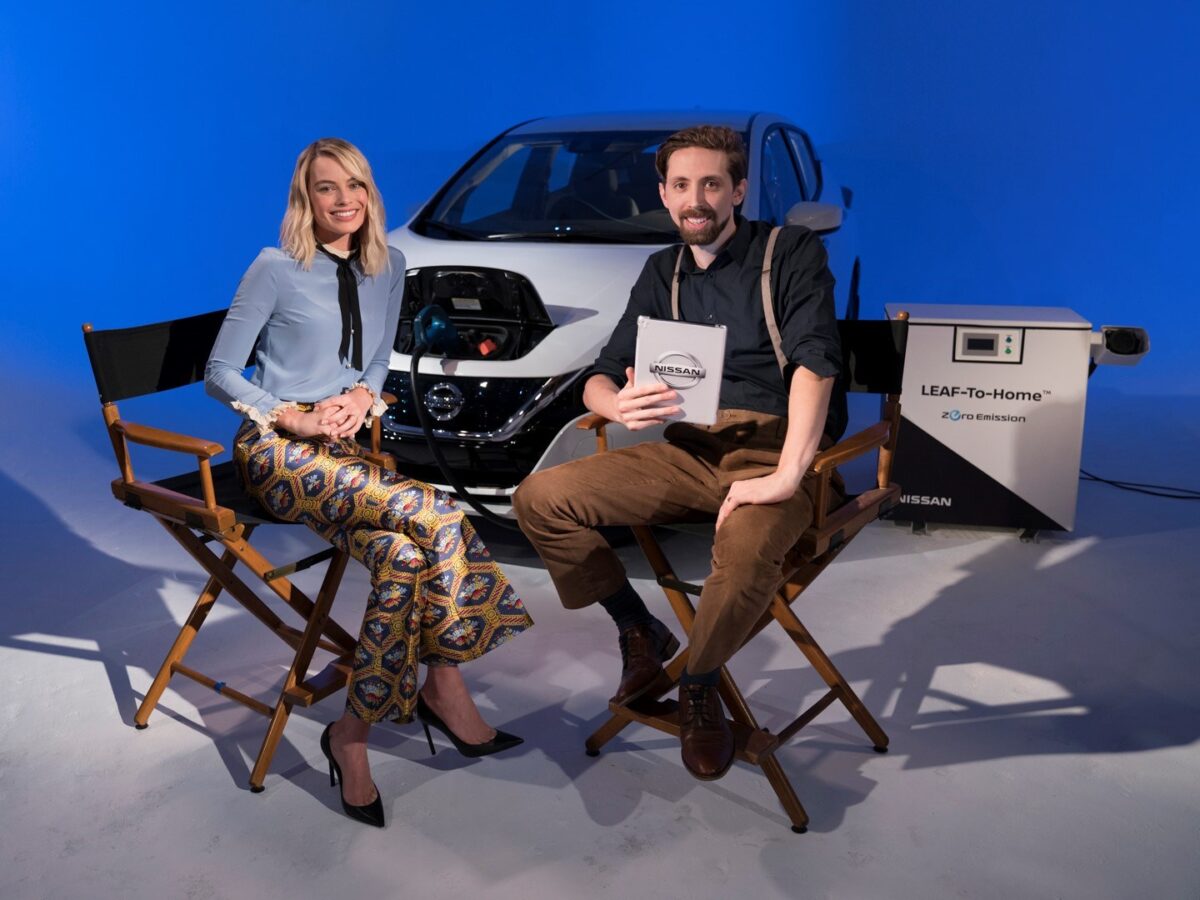 Nissan: «Ηλεκτρίζοντας» την Margot Robbie με το νέο Nissan Leaf! (photos)