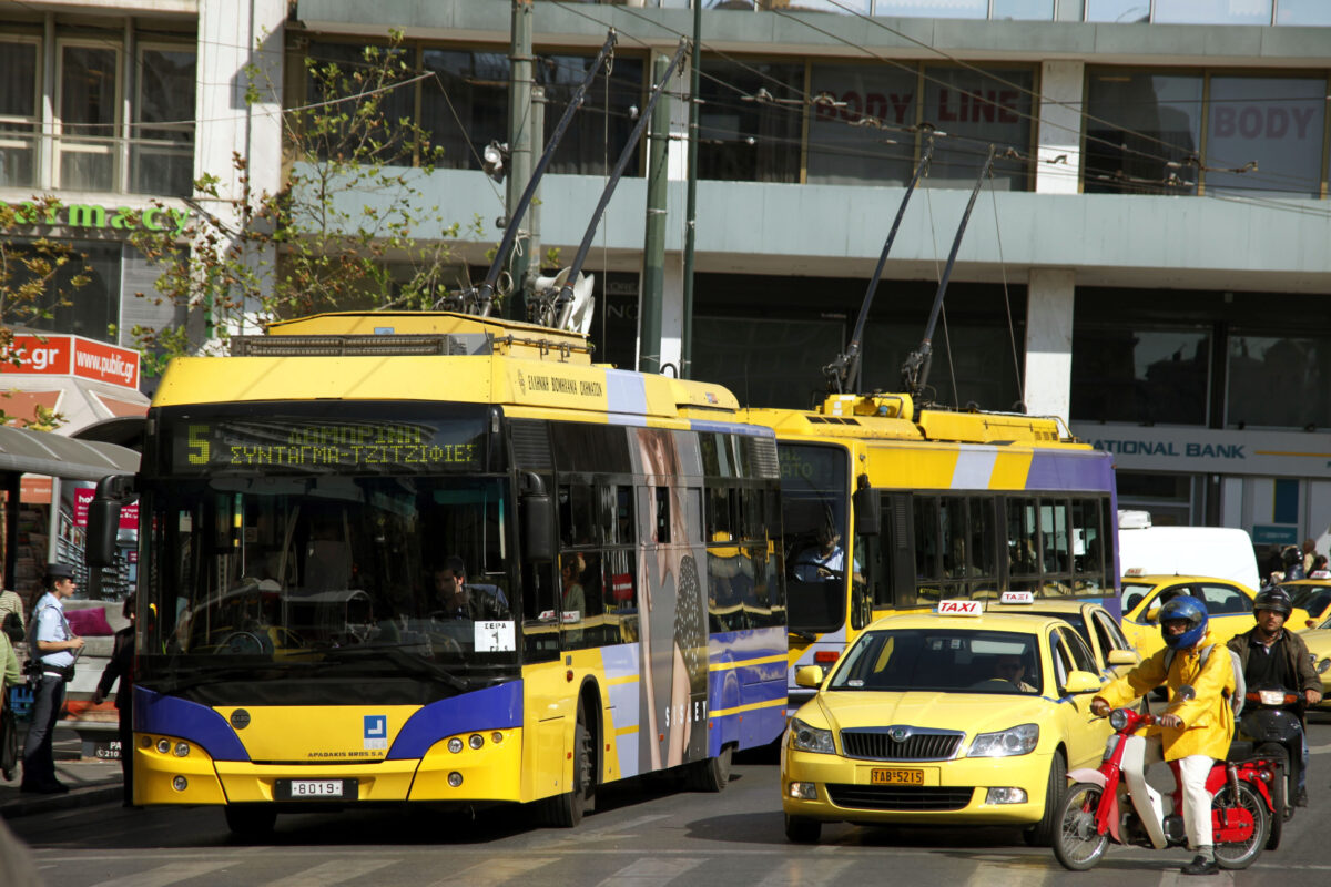 Στάση εργασίας στα τρόλεϊ σήμερα