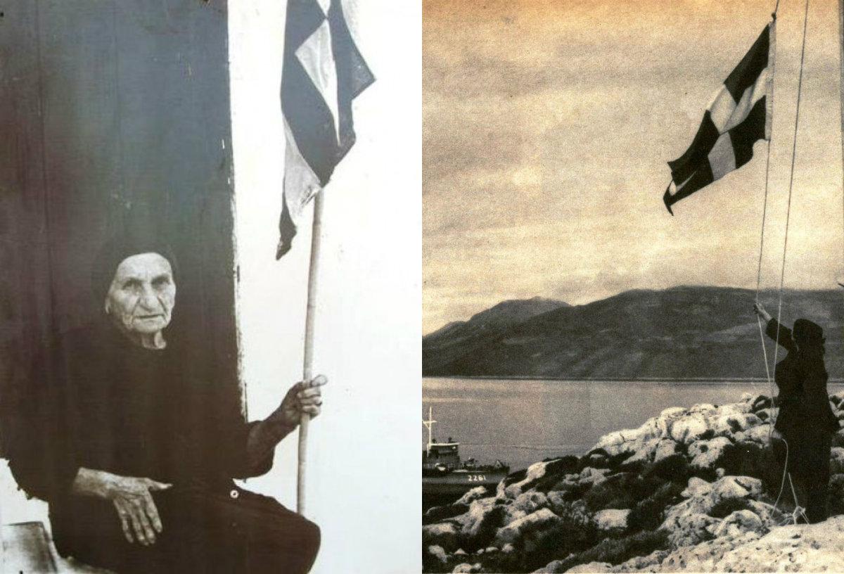 Κυρά της Ρω: Με την αγάπη για την Ελλάδα και υψωμένη την ελληνική σημαία